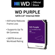 Western Digital WD PurpleTM Surveillance SATA 3.5" Internal HDD Storage (1TB/2TB/3TB/4TB/6TB/8TB)