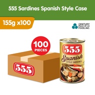 555 Sardines Spanish Style 155g Pack of 100