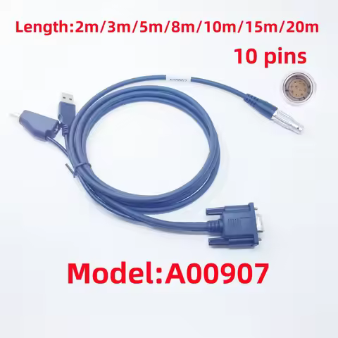 RS232 Cable A00907 suitable for CHCNAV CHC GNSS T4 T5 X91 X900 M500T to PC or RS232