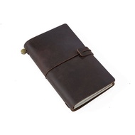 SHADD School Supplies Stationery Journal Cowhide Diary Stationery Genuine Leather Leather Notebook T