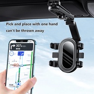 1080 Rotation Car Clip Sun Visor Cell Phone Holder Universal Phone Mount for XS GPS Rearview Mirror 