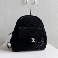 25 Diamond Velvet Ski Series Ladies Bags Casual Backpack Chain Small School Bag Female Bag Backpack 