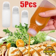 [3-5 Days Arrive] 1/3/5Pcs Food Grade PP Squeeze Bottle Set 30-100ml with Measurement Marks, Multi-F