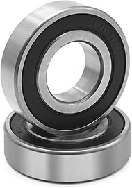 Hoypeyfiy 2 Pcs R12-2RS 3/4 X 1-5/8 X 7/16 Inch Ball Bearing, Double Sealed Bearings, Deep Groove Ba