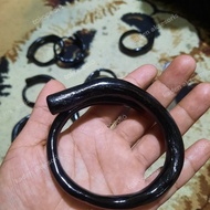 gelang akar bahar hitam jumbo asli