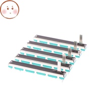 onemetertomj 5 Pcs 75 MM Double B10K Original B10KX2 Behringer Pot Mixer Fader EN