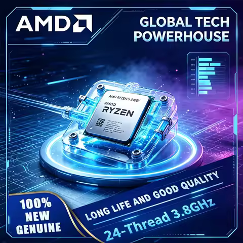 AMD R9 3900X Ryzen 9 12-Core 24-Thread 12-Core 24-Threadprocessor 3.8GHz for Gaming CPU 100% Brand N