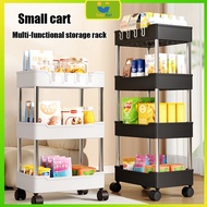 3 /4 Tier  Storage  Trolley Rack Kitchen Office Movable Shelves Toys Snack Storage Shelves Multifunction Trolley rack