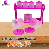 Qori Store - Monica Tabitha Spice Rack Set Spice Rack/ Spice Rack/ Spice Jar/