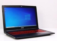 微星 MSI GL62 15吋 i5-7300HQ 16G 256G SSD+1TB GTX 1060