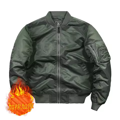 2026 Autumn/Winter Men's Tough Guy Coat - Air Force MA1 Pilot Jacket - Men's Aviation Jacket