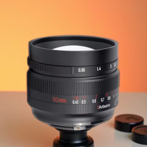 7artisans 50mm F0.95 APS-C Frame Large Aperture Camera Lens for Potrait Photography with Sony E Niko