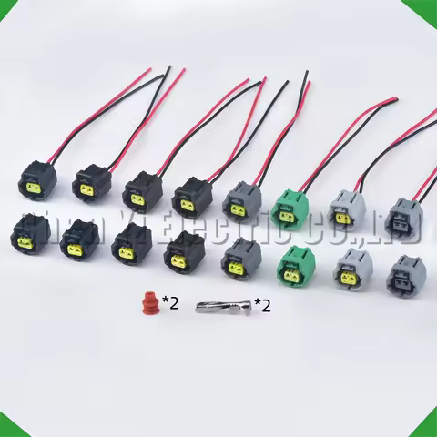 2 Pin Auto IAC connector Water temperature sensor plug For Toyota 1JZ-GTE 2JZ-GTE Mazda Mitsubishi 1
