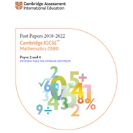 IGCSE Mathematics 0580 Past Papers (May/June 2018 - Oct/Nov 2022)