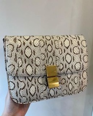 罕有 Celine Box Medium 大蟒蛇皮