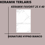 SIGNATURE HYPNO BIANCO KERAMIK DINDING 25 X 40