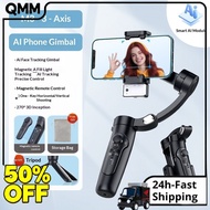 M3 3-Axis Anti-Shake Phone Gimbal AI Tracking Stabilizer Live Stream Holder Detachable Remote Contro