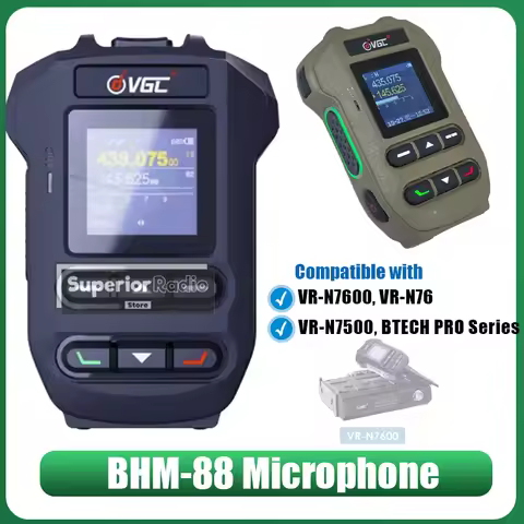 BHM-88 Wireless Bluetooth Handheld Microphone with Display for VR-N7600 VR-N7500 VR-N76 VR-N75 VR-N6