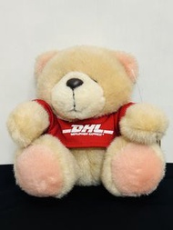 絕版 Forever Friends x DHL Teddy Bear 啤啤熊 毛公仔 (12cm 高) 98%新 未剪牌