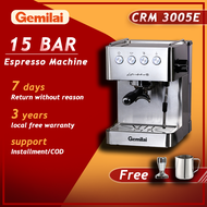 Gemilai Coffee Maker Machine CRM3005E 15BAR Espresso Coffee Machine  With Milk foam Suitable For Home Coffee Shop
