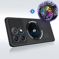 Tanpaile-Ốp Vỏ làm mát cho POCO F6 Ốp lưng chơi game chống sốc tản nhiệt cho điện thoại Ốp lưng cho 