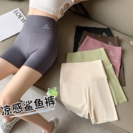 Thin High-Waist Shark Pant Shorts for Women - Outer Wear Workout Short Pants SY17