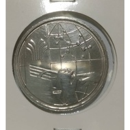 Malaysia 1 Ringgit - 100th Anniversary of Natural Rubber Production