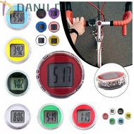 DANILO Car Clock, Mini ABS Motorcycle Electronic Watch, Electronic Clock Simple Electronic Mute Home