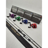 1set Awashima Reel Dan Rod Castking Fishing