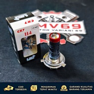 H4 D2 Laser 2-Color LED Headlamp Dual Color Hi Low White Yellow BlueDEVIL