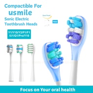 【Toothbrush Head】For Usmile electric toothbrush heads Y30 / Y10 / Y1 / Y1S / U1 / F1 / PRO  Professi