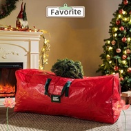 FAVORITEGOODS Christmas Organizer Bag, Waterproof Heavy Duty Christmas Tree Storage Bag, Folding wit