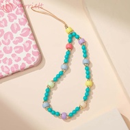 HARRIETT Mobile Phone Lanyard For Mobile Phone Case Ins Beads Chain Mobile Phone Accessories Mobile 