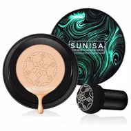 Bedak Glowing Tahan Lama Sunisa Water Beauty And Air Cc Cream Foundation BB Cream With Mushroom Sponge - Sunisa Bedak  Glowing Bedak Korea - Sunisa Bedak Glowing Waterproof Anti Air - Sunisa Foundation - Sunisa Bedak Glowing Ori - Tahan Air