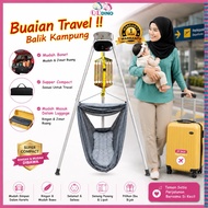 QQ DINO Ayoto T333 COMPACT Travel SET Spring Cot Rangka Buai Buaian Baby Mesin Auto Elektrik Bayi