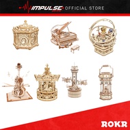 Robotime ROKR Mechanical Music Box Series - Lantern, Cello, Pinball, Piano, Carousel, Garden, Tower,