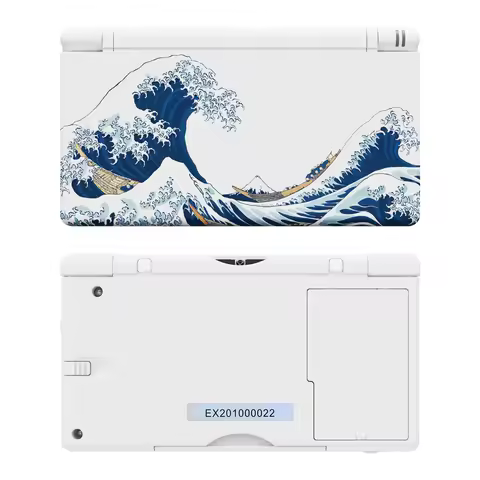eXtremeRate Replacement Full Housing Shell for Nintendo DS Lite for NDSL - The Great Wave