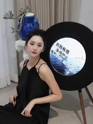MORRORART R1 Bluetooth Speaker Lyric Display Vinyl Record Collaborative Floating Subtitle Smart Turn