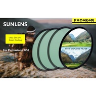 SUNLENS UV Green Filter 82mm, 86mm