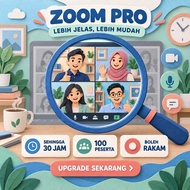 Z🅾️🅾️Ⓜ️ Pro unlimited meeting 30 hours per session and meeting for 100 participants zoom