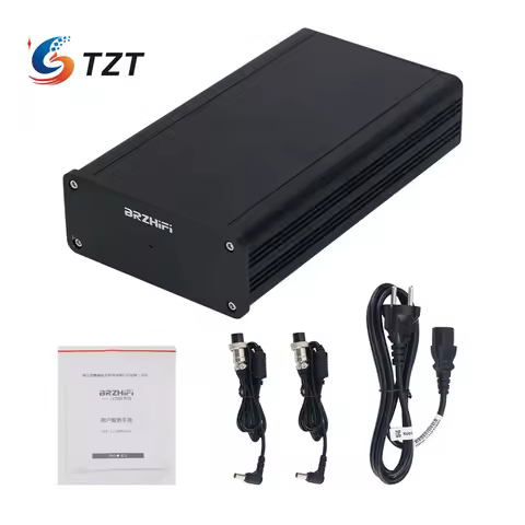 TZT BRZHIFI 50W DC 12V Linear Regulated Power Supply w/ Custom Voltage for HiFi Audio Routers & MAC 