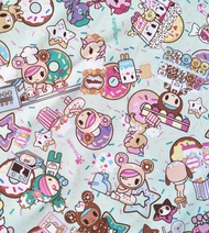 tokidoki Hot cute cartoon unicorn donuts handmade diy fabric collage bag canvas