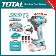 TOTAL Brushless motor Cordless impact wrench TIWLI2040