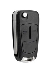 翻蓋遙控鑰匙 Fob 外殼替換未經切割刀片 2 3 按鈕,適用於 Vauxhall Opel Corsa D Astra H Zafira Combo Meriva A Signum Vectra C Tigra B