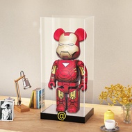 Ready Stock Building Blocks Bearbrick 1000% Doll Toys Anime Model Storage Dust Cover