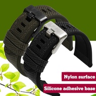 For DIESEL Dz4500 Dz4506 DZ7420 DZ4318 Canvas Silicone Watchband Men's Officer Series 24 26mm 28mm A