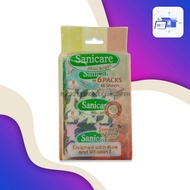 Sanicare Mini Wipes with Aloe and Vitamin E Summer Breeze Scent 6packs 48Sheets gds41207