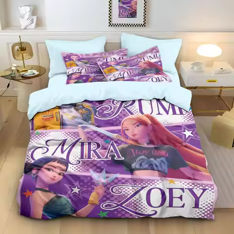 K-pop Witch Hunting Sisterhood 3D Digital Print Bedding Set - Duvet Cover Pillowcase Fitted Sheet Co