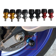 SEMSPEED 8Mmอลูมิเนียมขาตั้งจักรยานยนต์หลอดสวิงอาร์มยืนเลื่อนสกรูสำหรับYamaha R1 R3 R25 R6 R15 MT-01