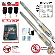 DIY KIT-  E9 300 680MM 2CH 433MHZ ( FULL SET ) SWING ARM AUTOGATE E8 E3000  AUTO GATE SYSTEM DNOR 21
